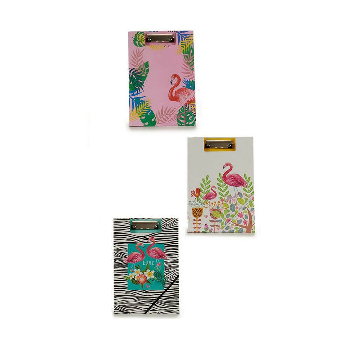 Dosar A4 Flamingo roz Clamă (12 Unități)