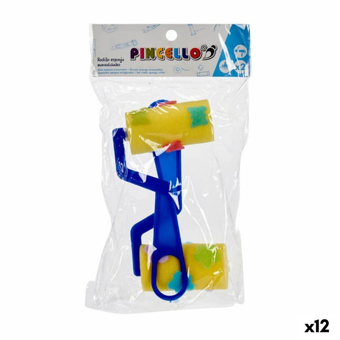 Set pentru Lucru Manual Meșteșuguri Făcăleţ (pt. aluat) Galben Albastru (12 Unități)