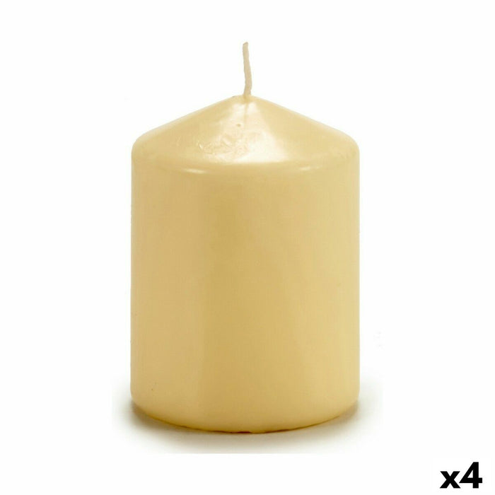 Lumânare Crem 7 x 10 x 7 cm (4 Unități)