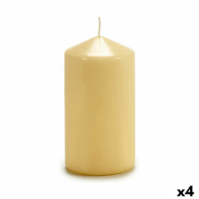Lumânare Crem 7 x 13 x 7 cm (4 Unități)
