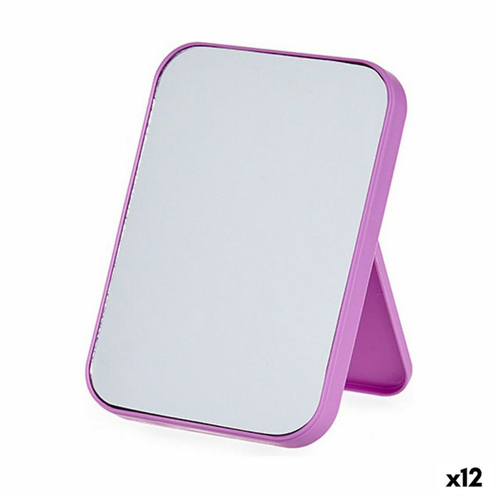Oglindă cu Suport polipropilenă 1,7 x 20 x 14 cm (12 Unități)