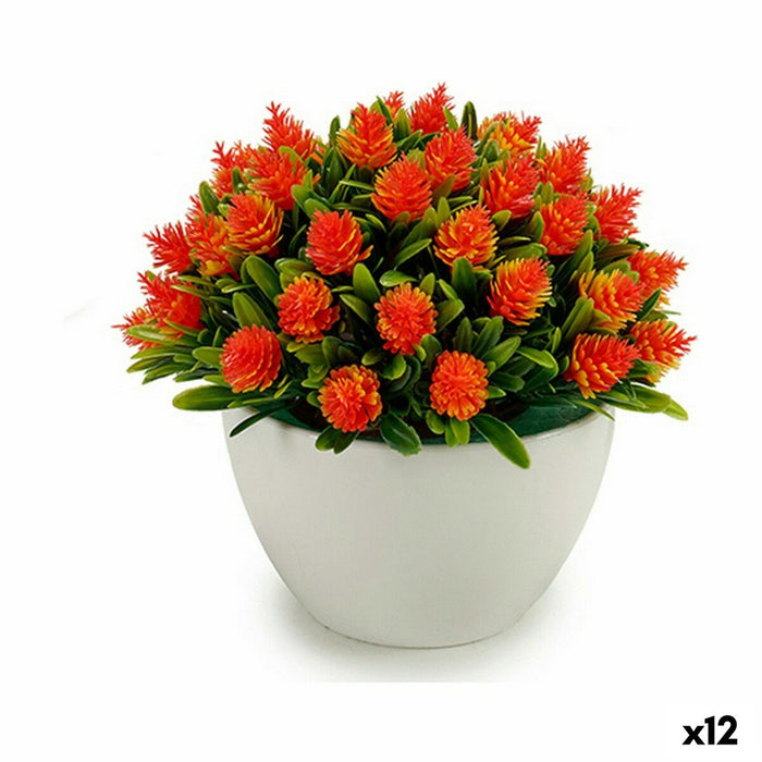 Plantă decorativă Květiny Plastic 14 x 12,5 x 14 cm (12 Unități)
