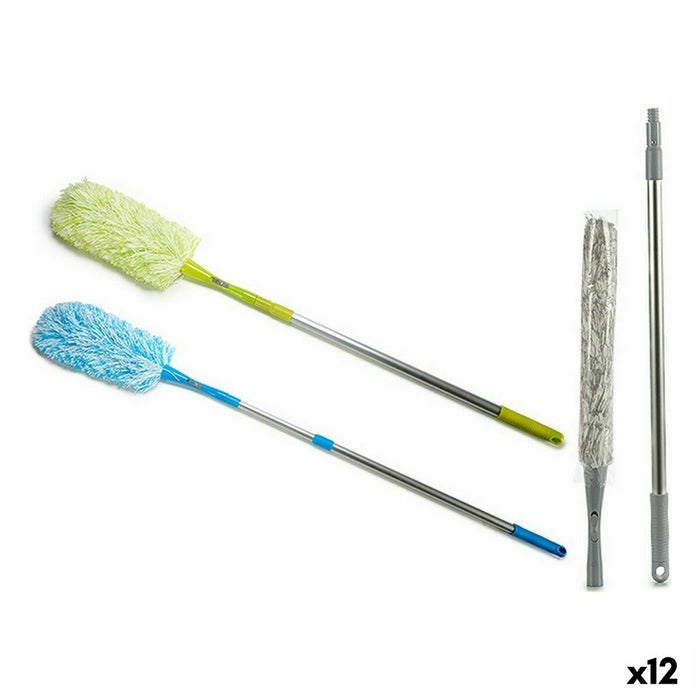 Pensulă Telescopic Microfibră Plastic 14 x 5 x 120 cm (12 Unități)