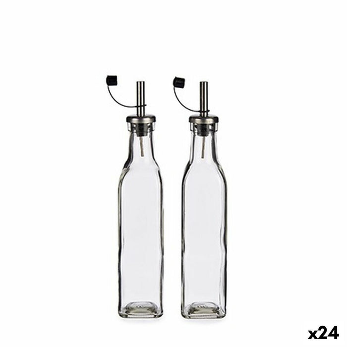 Set de ulei și oțet Transparent Geam 300 ml (24 Unități)