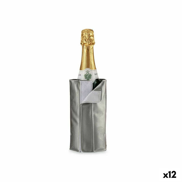 Răcitor de Sticle Gri PVC 18,5 x 2,5 x 8,5 cm (12 Unități)