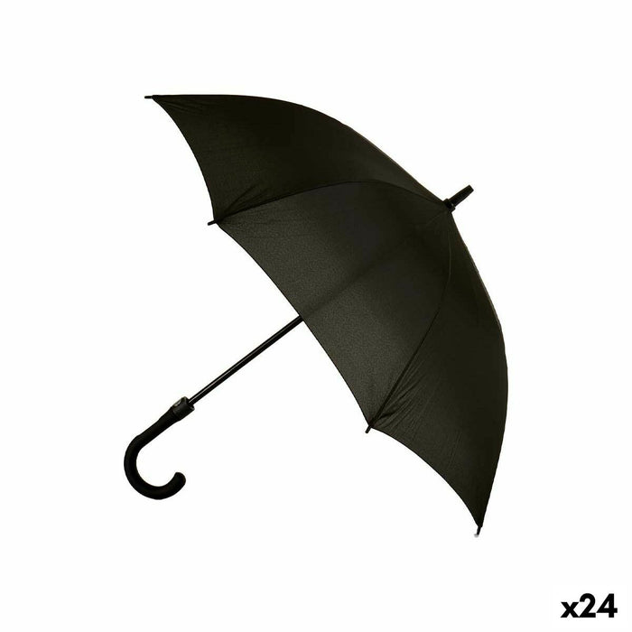 Umbrelă Negru Metal Pânză 100 x 100 x 84 cm (24 Unități)