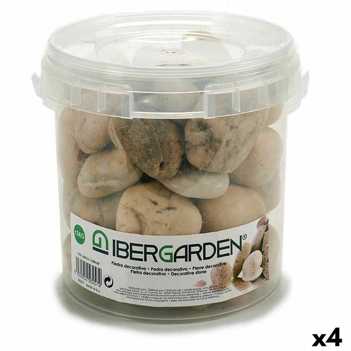 Pietre decorative Среда Alb 3 Kg (4 Unități)