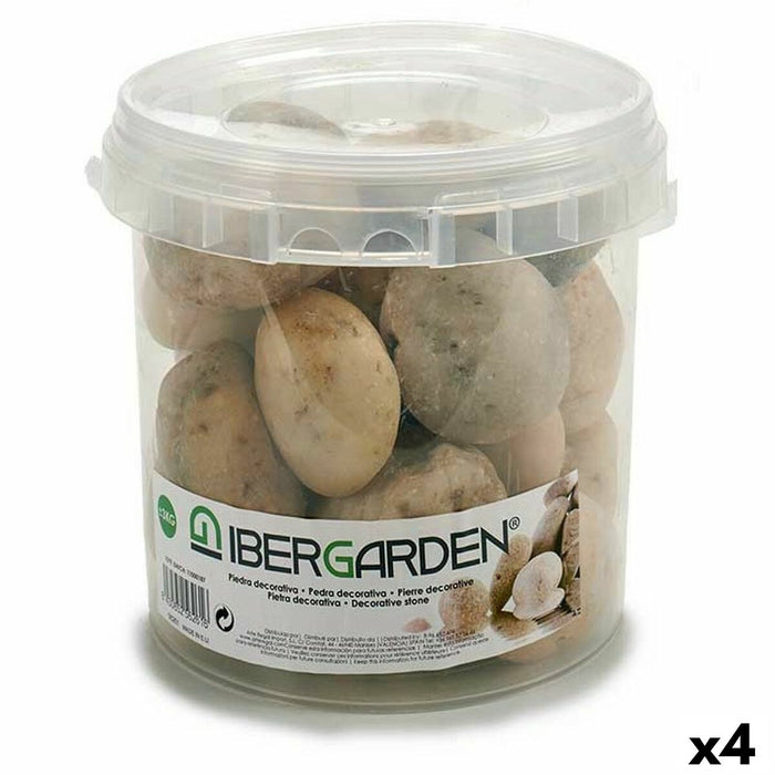 Pietre decorative Mare Alb 3 Kg (4 Unități)
