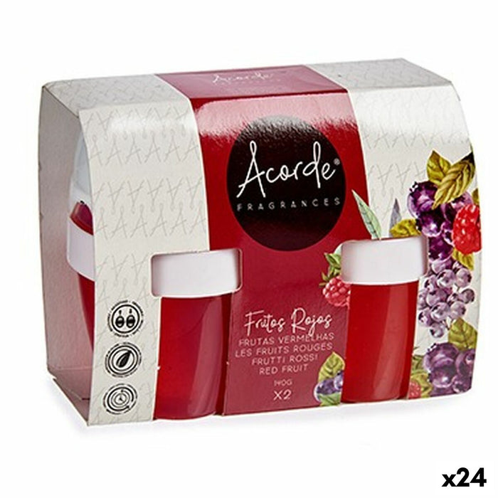 Set de odorizant de aer Gel Fructe Roșii (24 Unități)