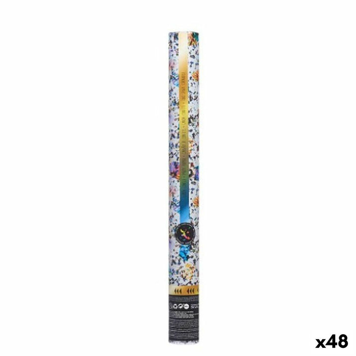 Tun confetti Multicolor Hârtie Carton Plastic 5 x 78,5 x 5 cm (48 Unități)