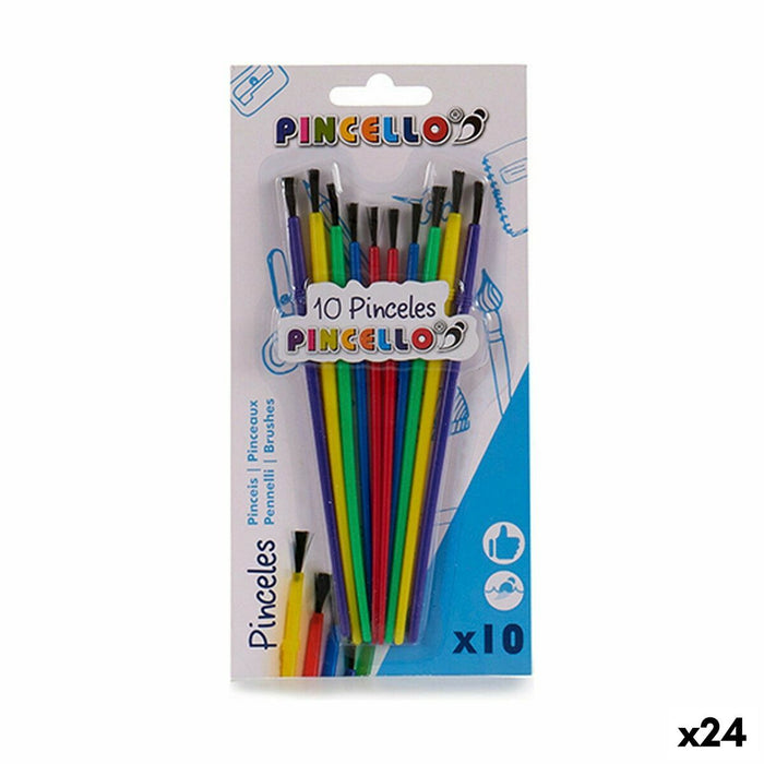 Pensule Multicolor Set (24 Unități)