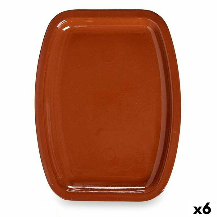 Vas pentru Cuptor Argilă arsă 6 Unități 30 x 4 x 40 cm