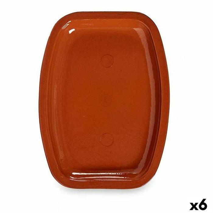 Vas pentru Cuptor Argilă arsă 6 Unități 26 x 3,5 x 35 cm