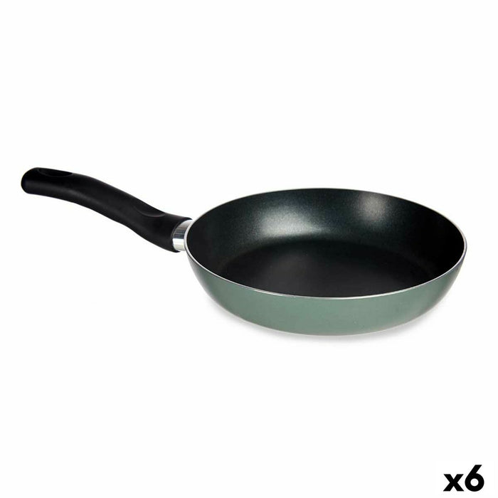 Tigaie 28 cm Verde Aluminiu (6 Unități)