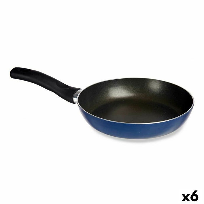 Tigaie Ø 24 cm Albastru Aluminiu (6 Unități)