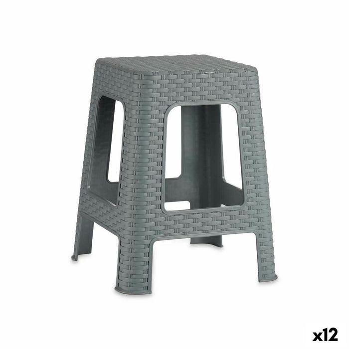 Taburet Plastic 36,5 x 45 x 36,5 cm (12 Unități)
