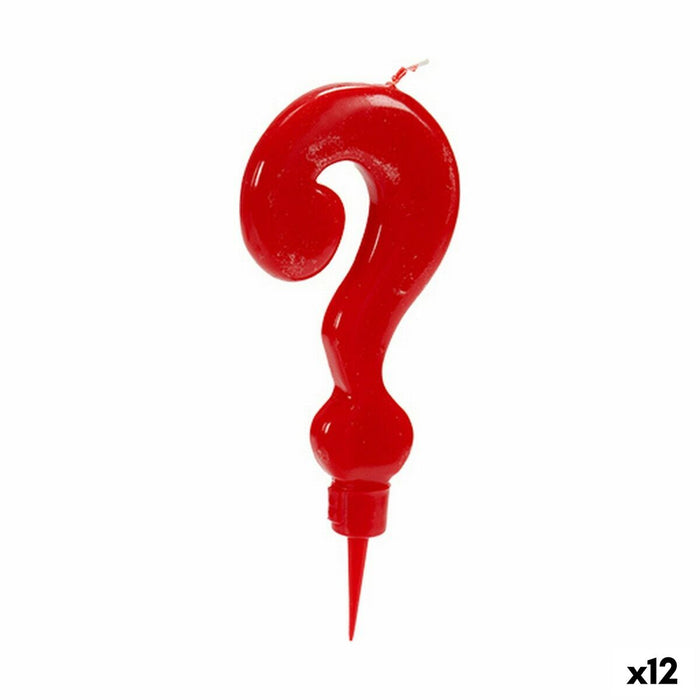 Lumânare ? Roșu Aniversare (12 Unități)