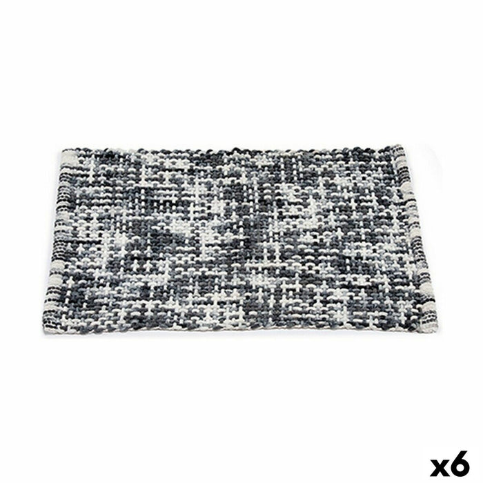 Covoraș de duș antiderapant 50 x 80 cm Gri închis (6 Unități)