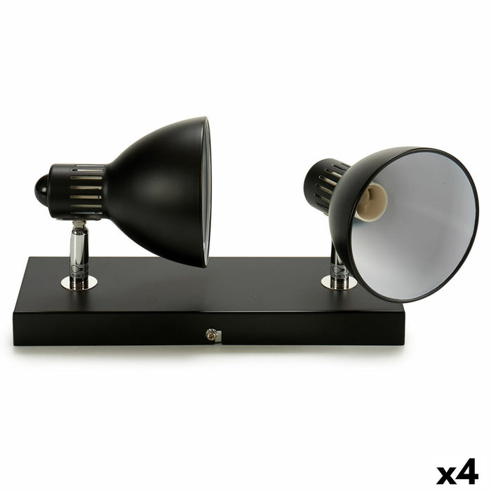 Lustră Grundig E14 40 W Negru Metal 15 x 9 x 32 cm (4 Unități)