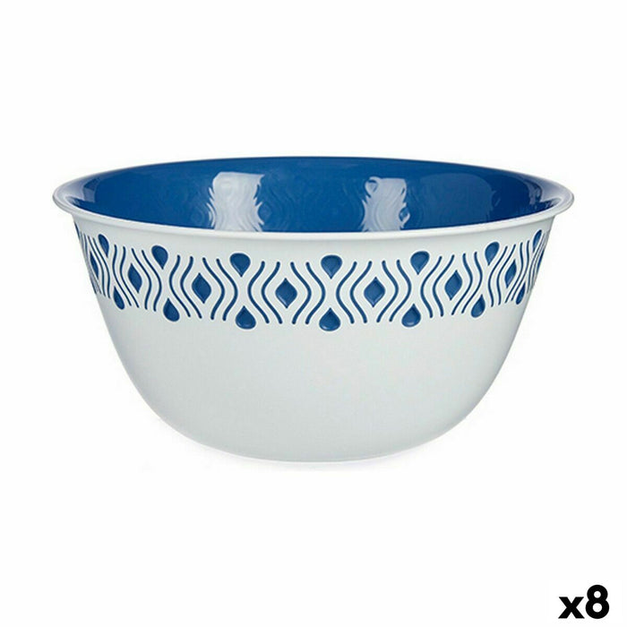 Salatieră Stefanplast Tosca Albastru Plastic 29 x 13 x 29 cm (8 Unități)