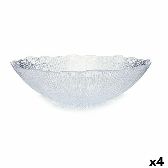 Castron Rio Transparent Geam 30,5 x 8,6 x 30,5 cm (4 Unități)