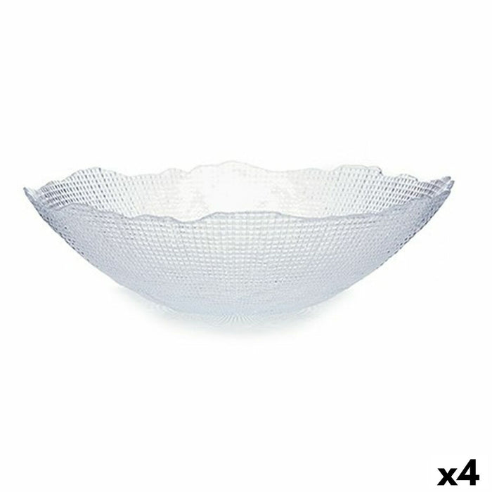 Castron Infinity Transparent Geam 31 x 8,3 x 31 cm (4 Unități)