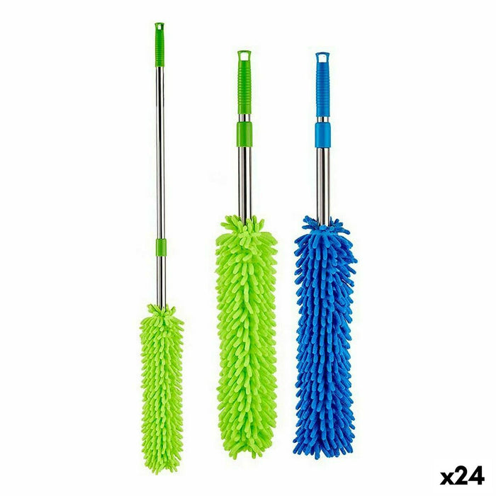 Pensulă Telescopic Poliester Metal 9 x 60 x 9 cm (24 Unități)