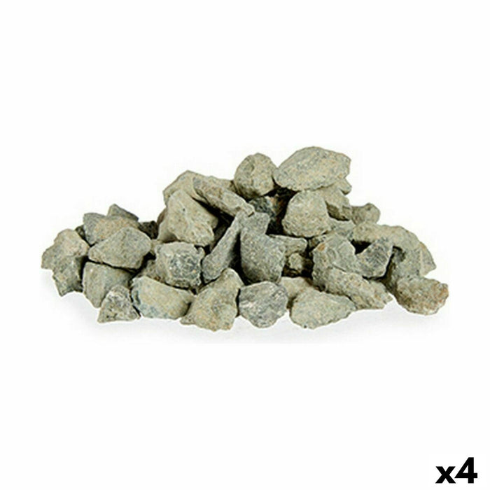 Pietre decorative 3 Kg Gri închis (4 Unități)