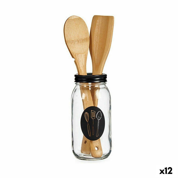 Borcan Paletă de bucătărie Metal 840 ml 9 x 17 x 9 cm (12 Unități)