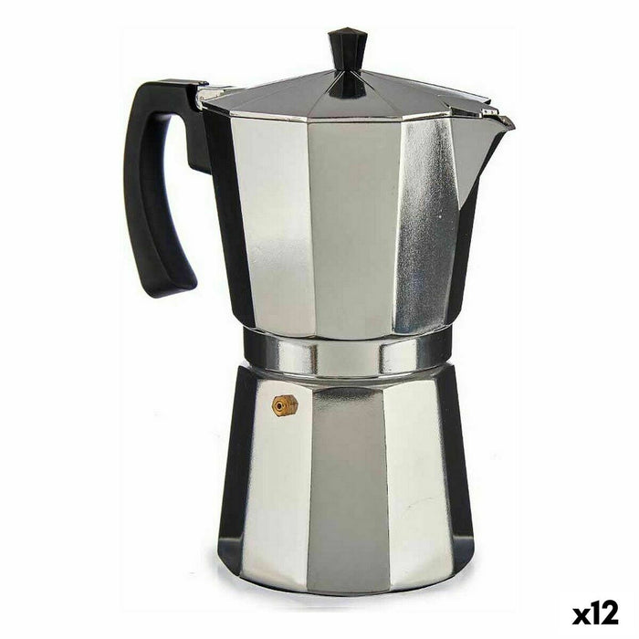Cafetieră Italiană Aluminiu 650 ml (12 Unități)