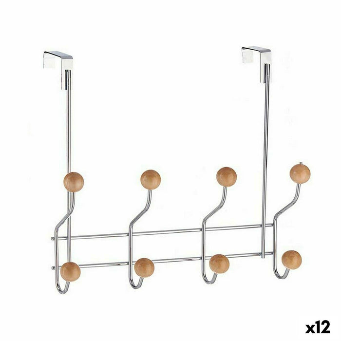 Cuier pentru uși Maro Lemn Metal 29 x 9 x 28 cm (12 Unități)