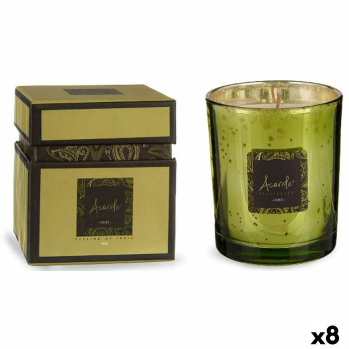 Lumânare Parfumată Lămâie verde Ceai Verde 8 x 9 x 8 cm (8 Unități)
