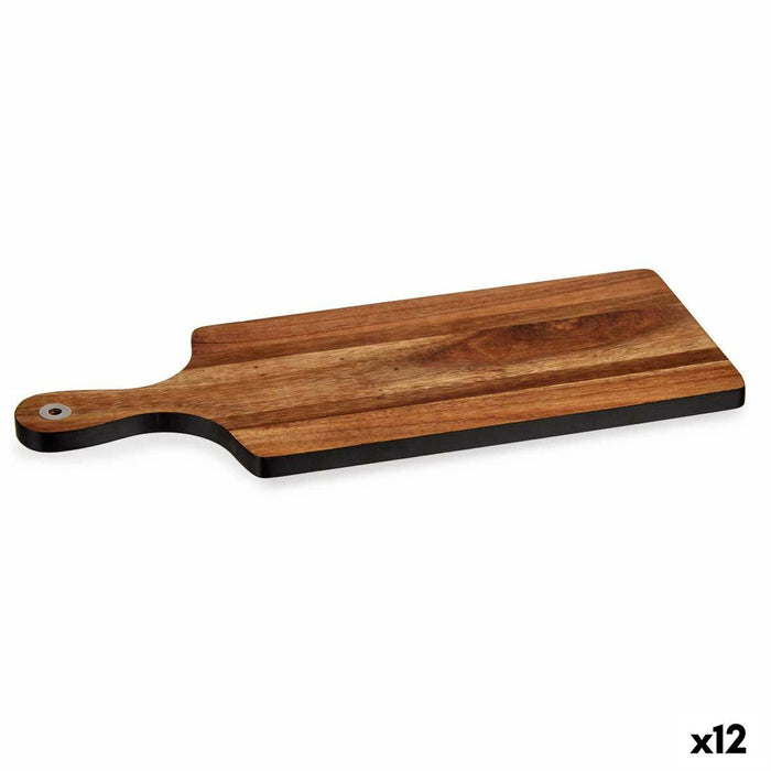 Masă de tăiat Negru Lemn de salcâm 17,3 x 1,5 x 44,8 cm (12 Unități)