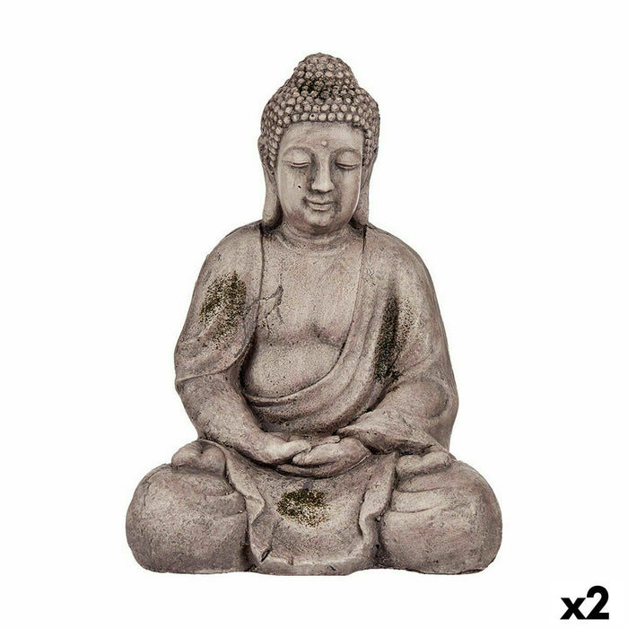 Figurină decorativă de grădină Buda Polirășină 23 x 42 x 30 cm (2 Unități)