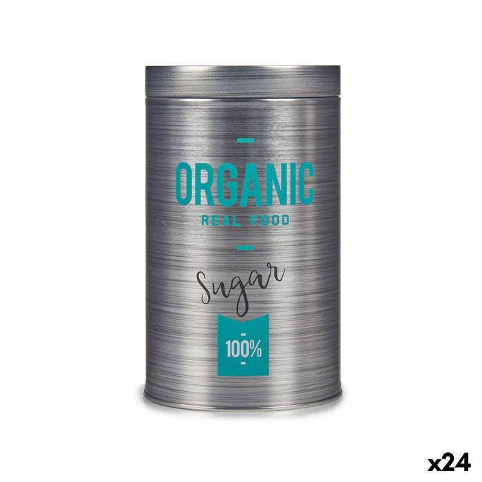 Staniu Organic Zahăr Gri Staniu 10,4 x 18,2 x 10,4 cm (24 Unități)