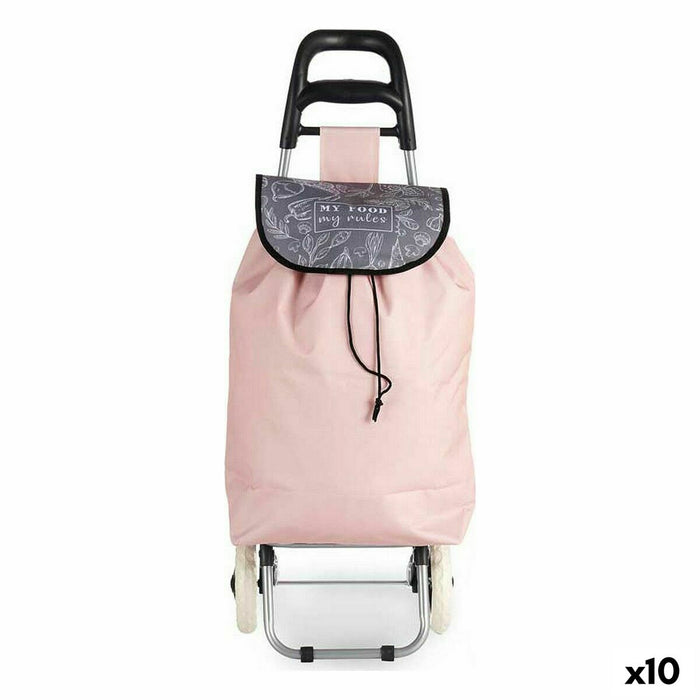 Cărucior de cumpărături Roz 3,3 L 20 x 95 x 34 cm (10 Unități)