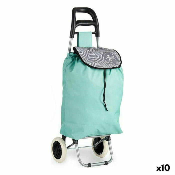 Cărucior de cumpărături Verde 3,3 L 20 x 95 x 34 cm (10 Unități)