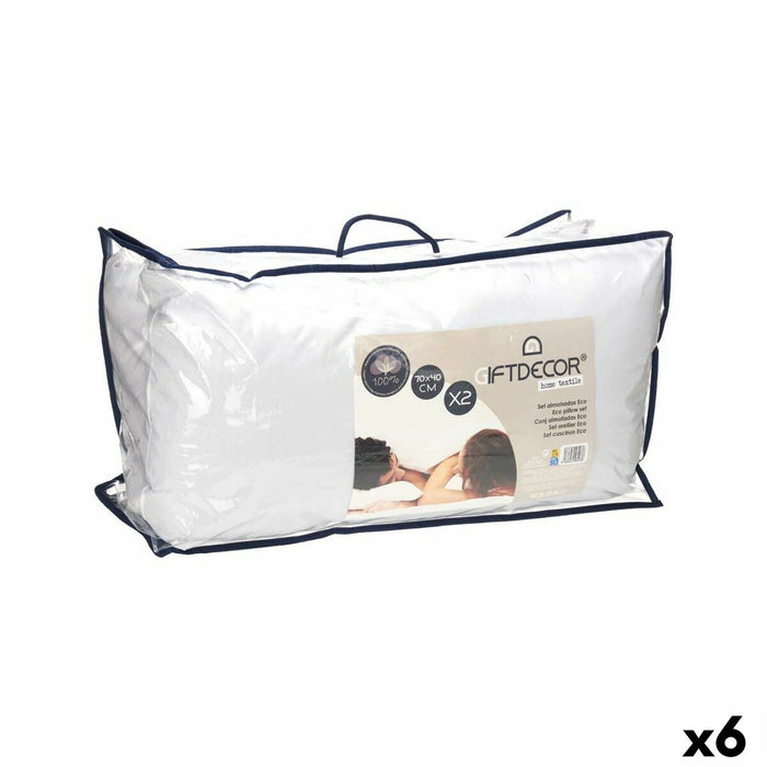 Set de 2 perne Alb (6 Unități)