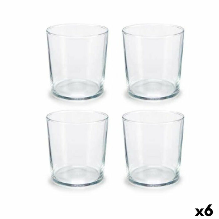 Set de pahare Bistro 380 ml Transparent Geam (6 Unități)