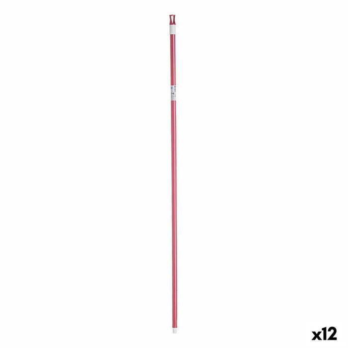 Băț pentru mătură 2,3 x 130 x 2,3 cm Roz Metal (12 Unități)