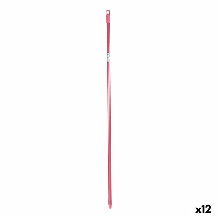 Băț pentru mătură 2,3 x 130 x 2,3 cm Roz Metal (12 Unități)