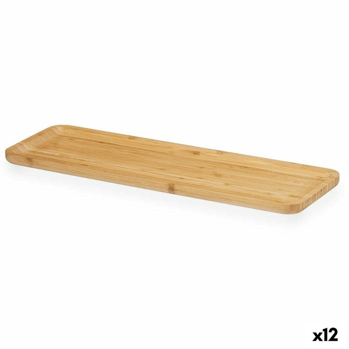 Tabla Aperitiv Maro Bambus 46 x 1,6 x 15 cm (12 Unități)