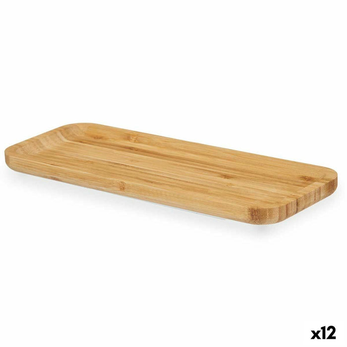 Tabla Aperitiv Maro Bambus 29,5 x 1,6 x 11,5 cm (12 Unități)