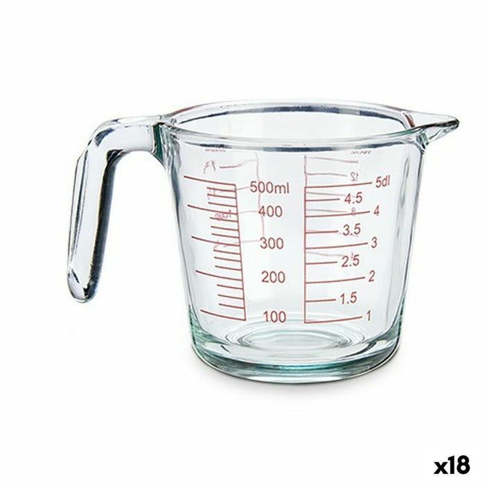 Ulcior gradat Sticlă 500 ml (18 Unități)