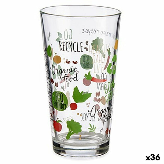 Recipient de măsurare Organic Sticlă 456 ml (36 Unități)