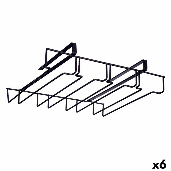 Suport pentru Cupe Fier 36 x 7,5 x 26 cm (6 Unități)
