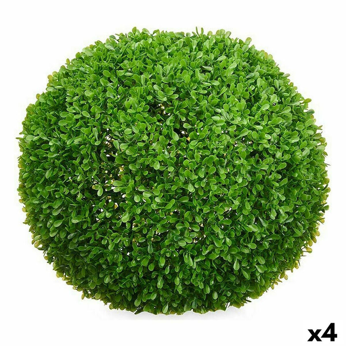 Plantă decorativă Frunze Míč Plastic 37 x 37 x 37 cm (4 Unități)