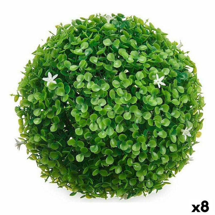 Plantă decorativă Frunze Květiny Míč Plastic 22 x 22 x 22 cm (8 Unități)