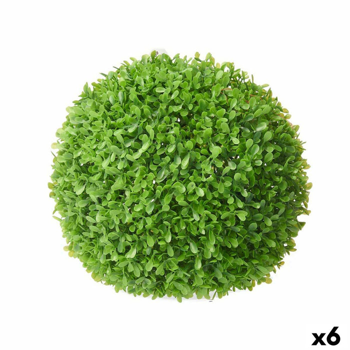 Plantă decorativă Frunze Míč Plastic 27 x 27 x 27 cm (6 Unități)