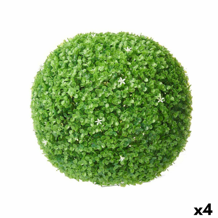 Plantă decorativă Květiny Frunze Míč Plastic 37 x 37 x 37 cm (4 Unități)
